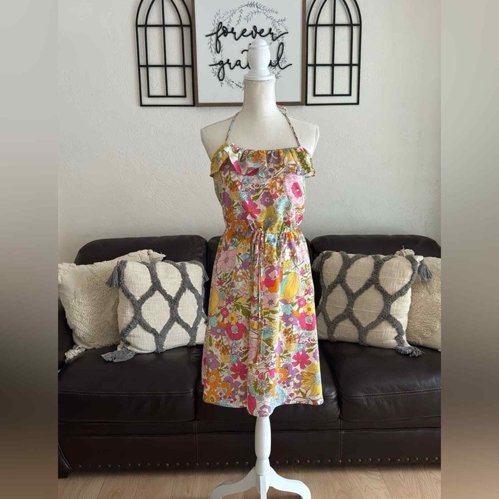 Floral Halter Dress